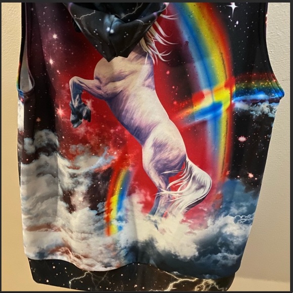 Blackmilk Hell Yeah muscle (sleeveless) hoodie. - Picture 7 of 10